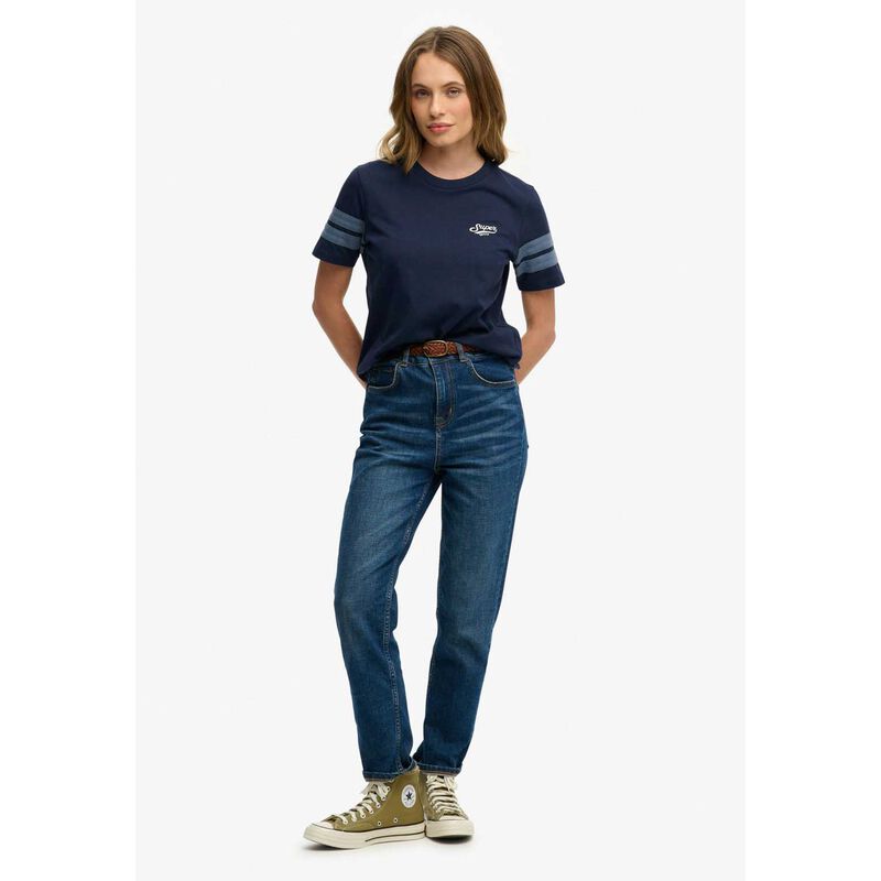 Superdry Varsity Stripe Script Tee image number 3